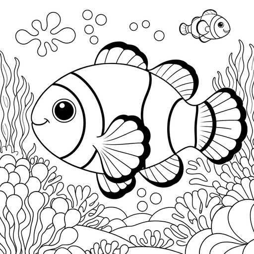 free fish coloring pages printable