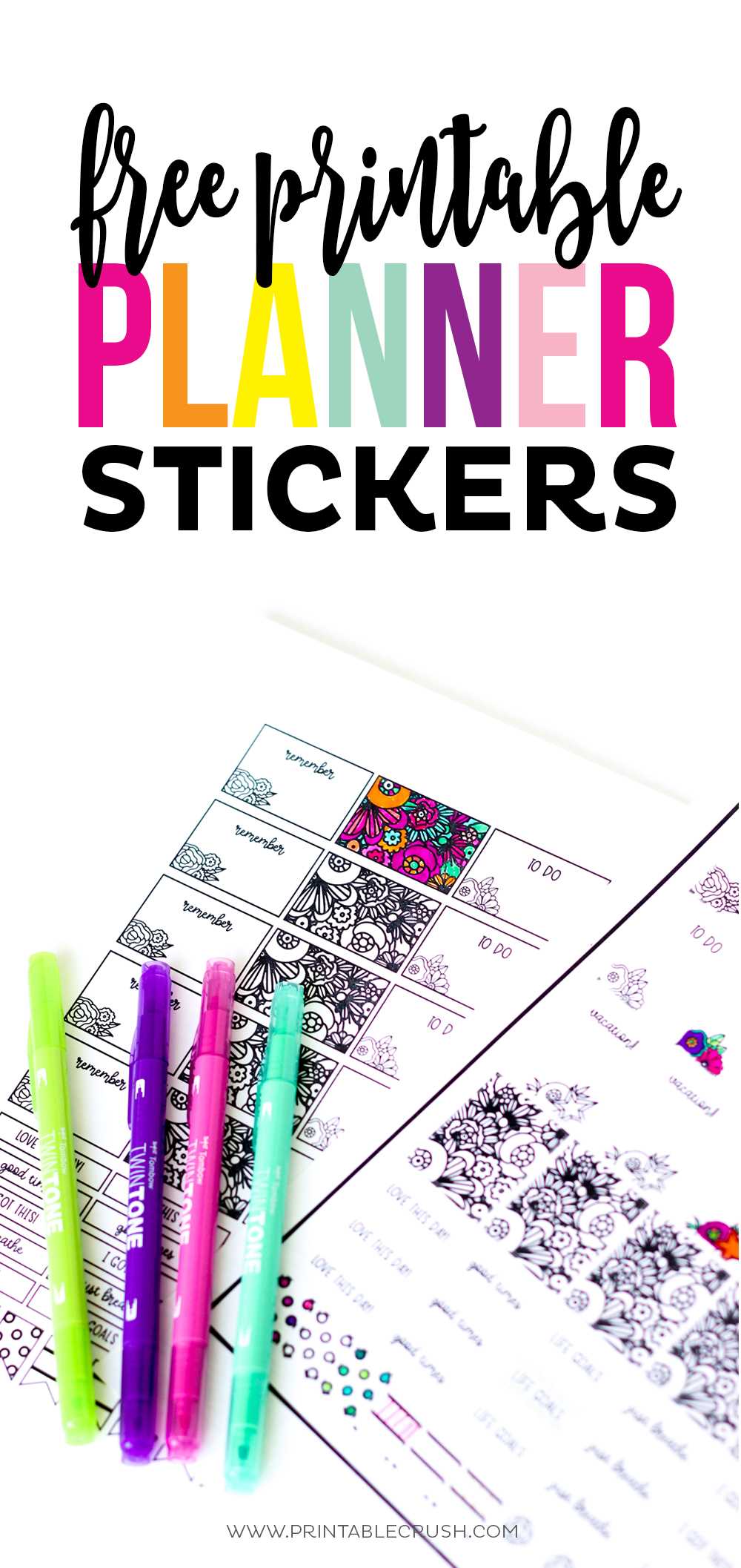 planner stickers printable