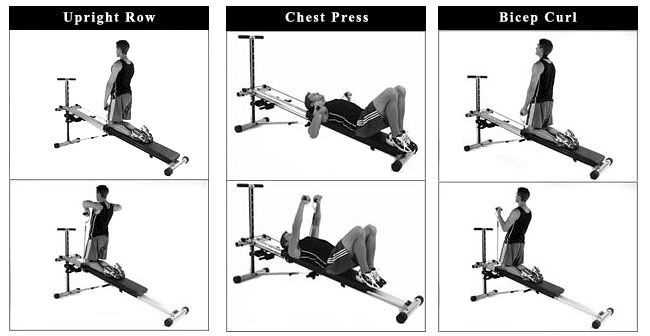 printable total gym exercises