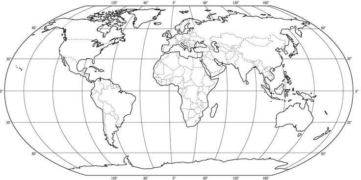 world map in color printable