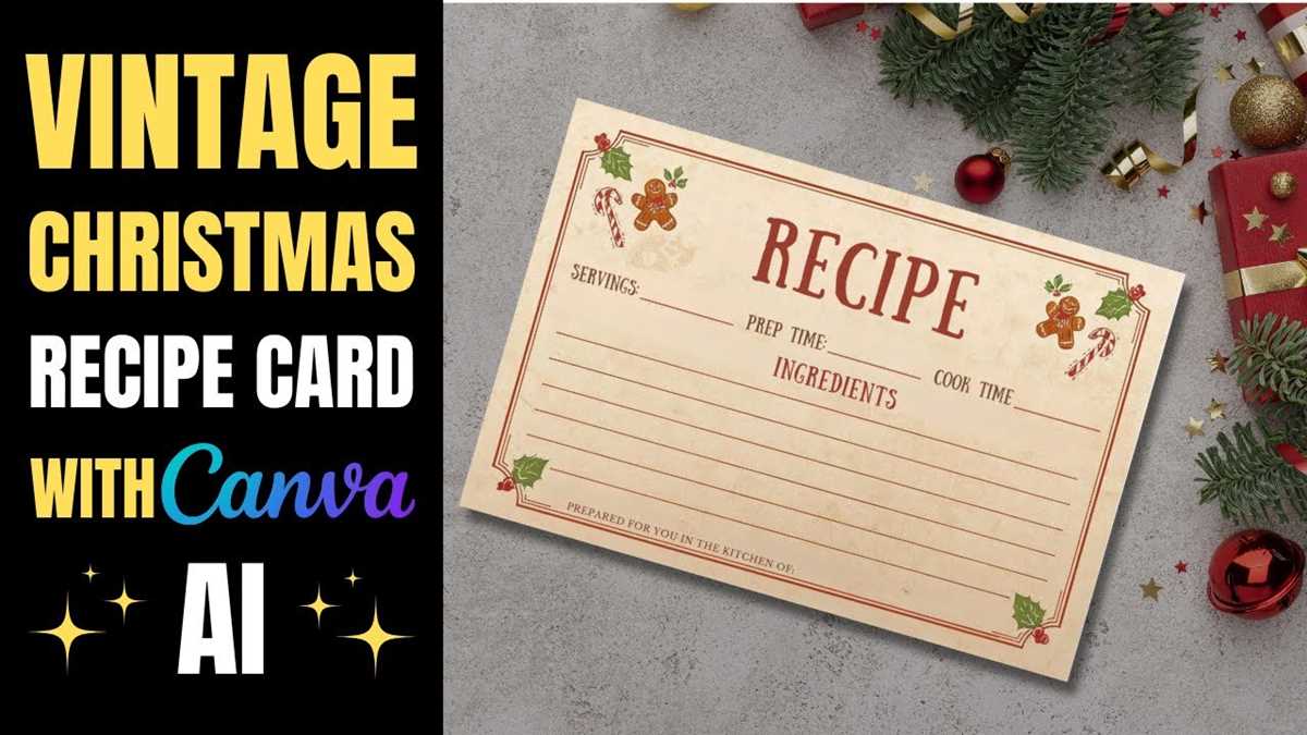printable christmas recipe cards