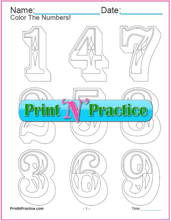 printable number stencils free