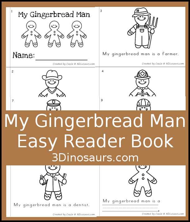 gingerbread man story printable free