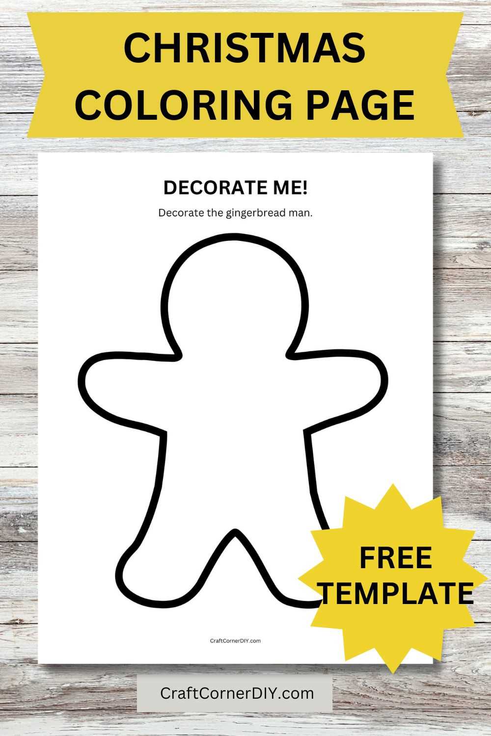 gingerbread printable free