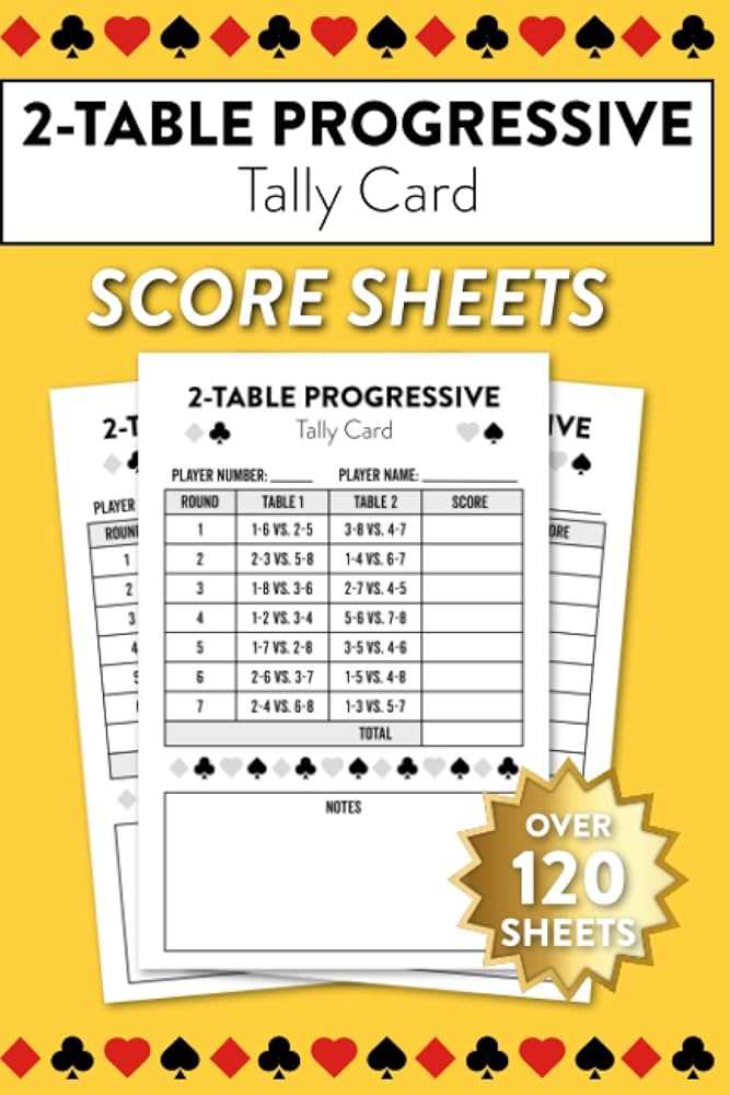 euchre tally cards printable