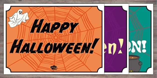 happy halloween printables