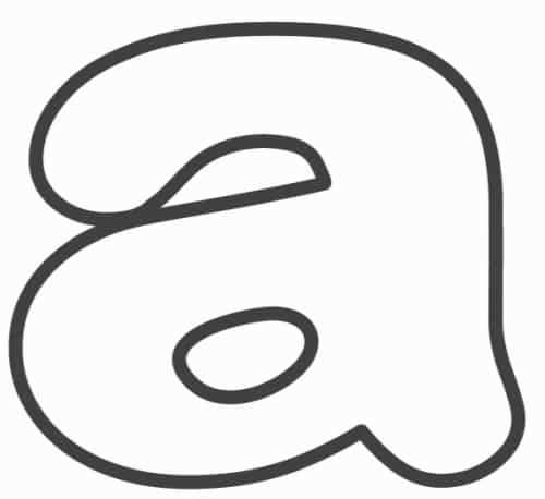 free printable bubble letters