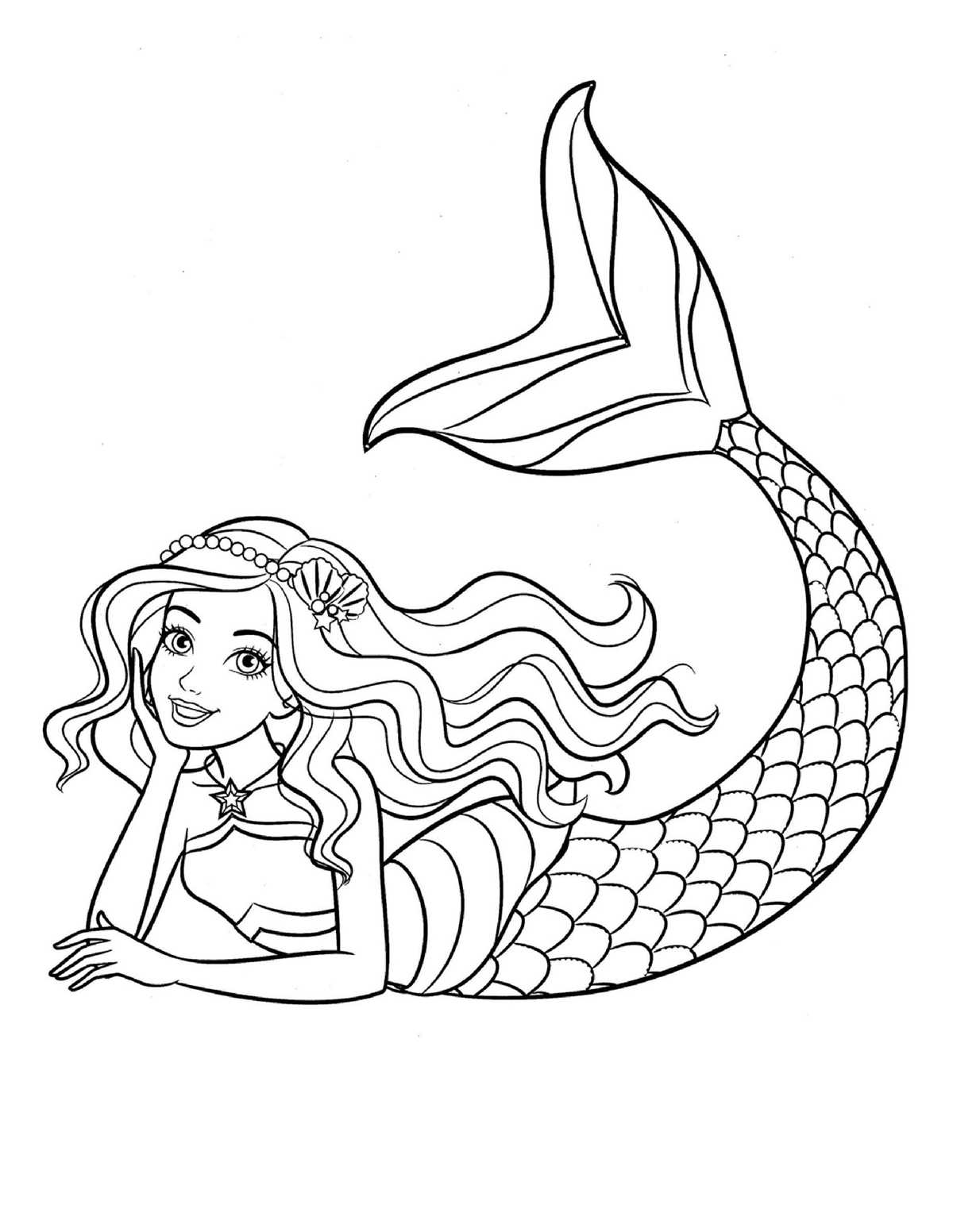 free printable barbie coloring pages