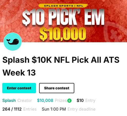 week 13 nfl schedule printable