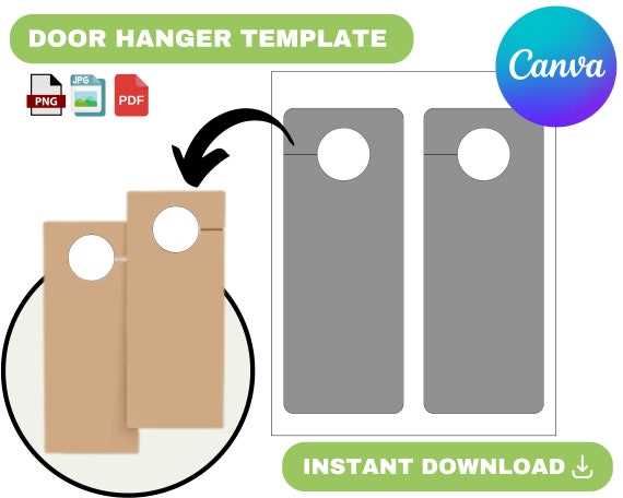 printable door knob installation template
