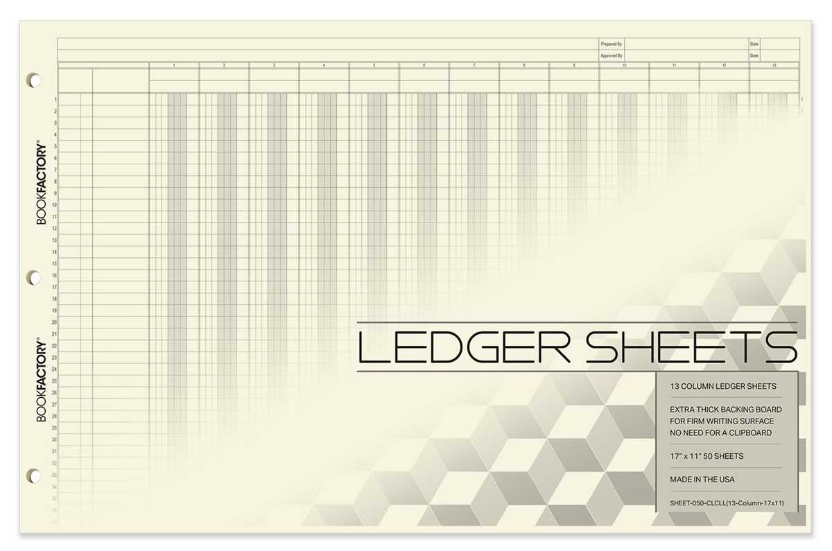 ledger sheets printable