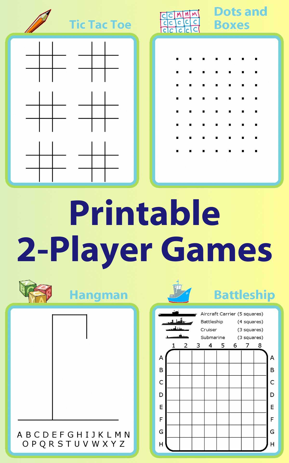 printable hangman game template