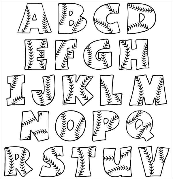 free bubble letters printable