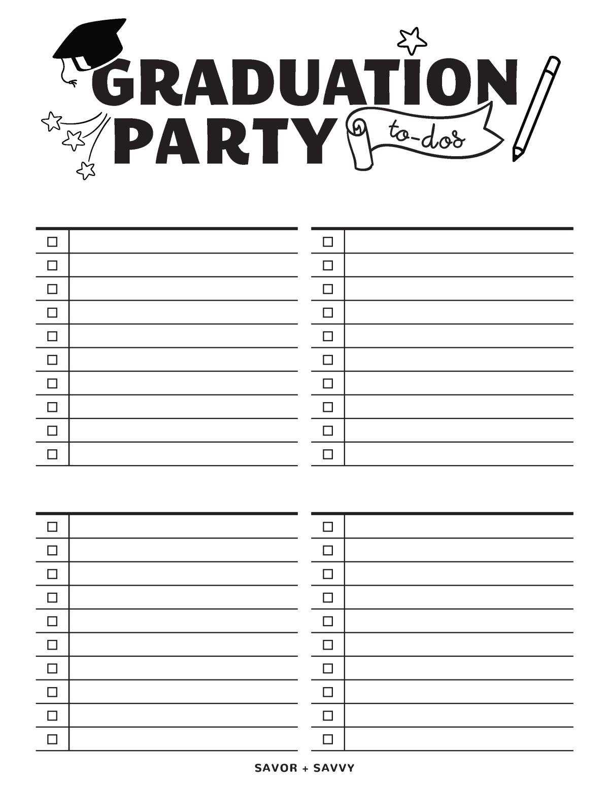 graduation printables free