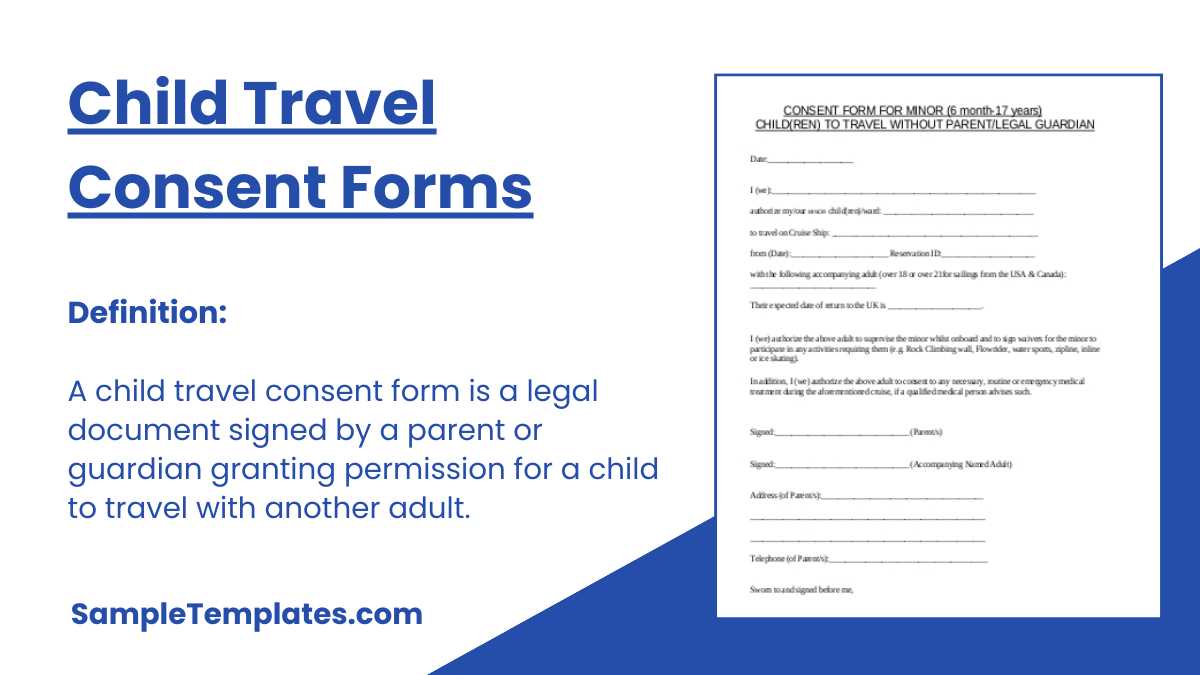 grandparent printable medical consent form for minor