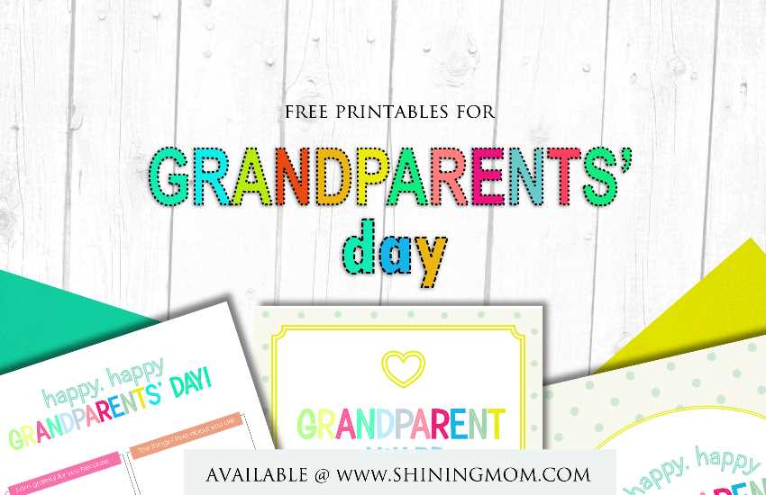 grandparents day free printables