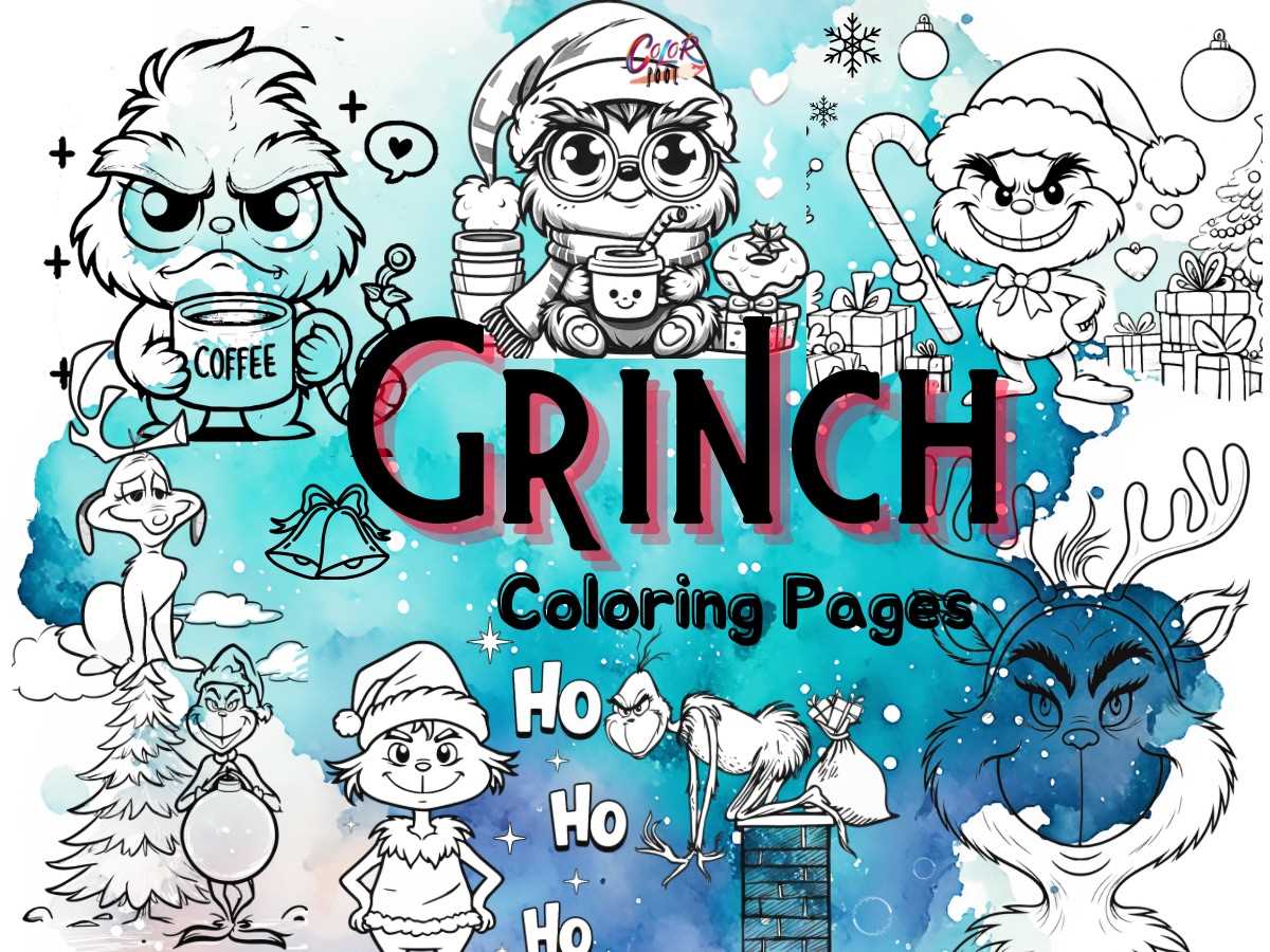 grinch coloring pages free printable
