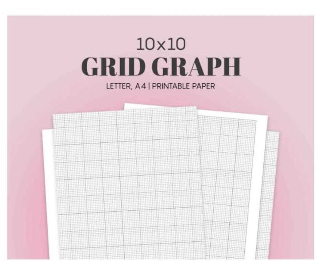 10x10 grid printable