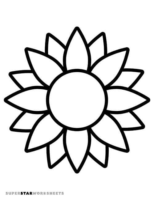 printable sunflower images