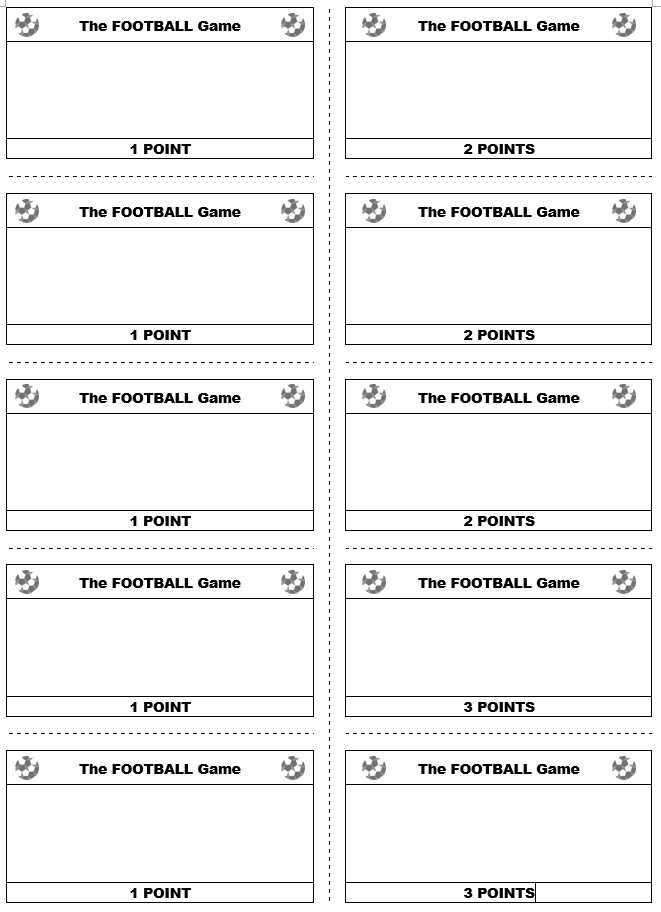 printable blank football play sheet template