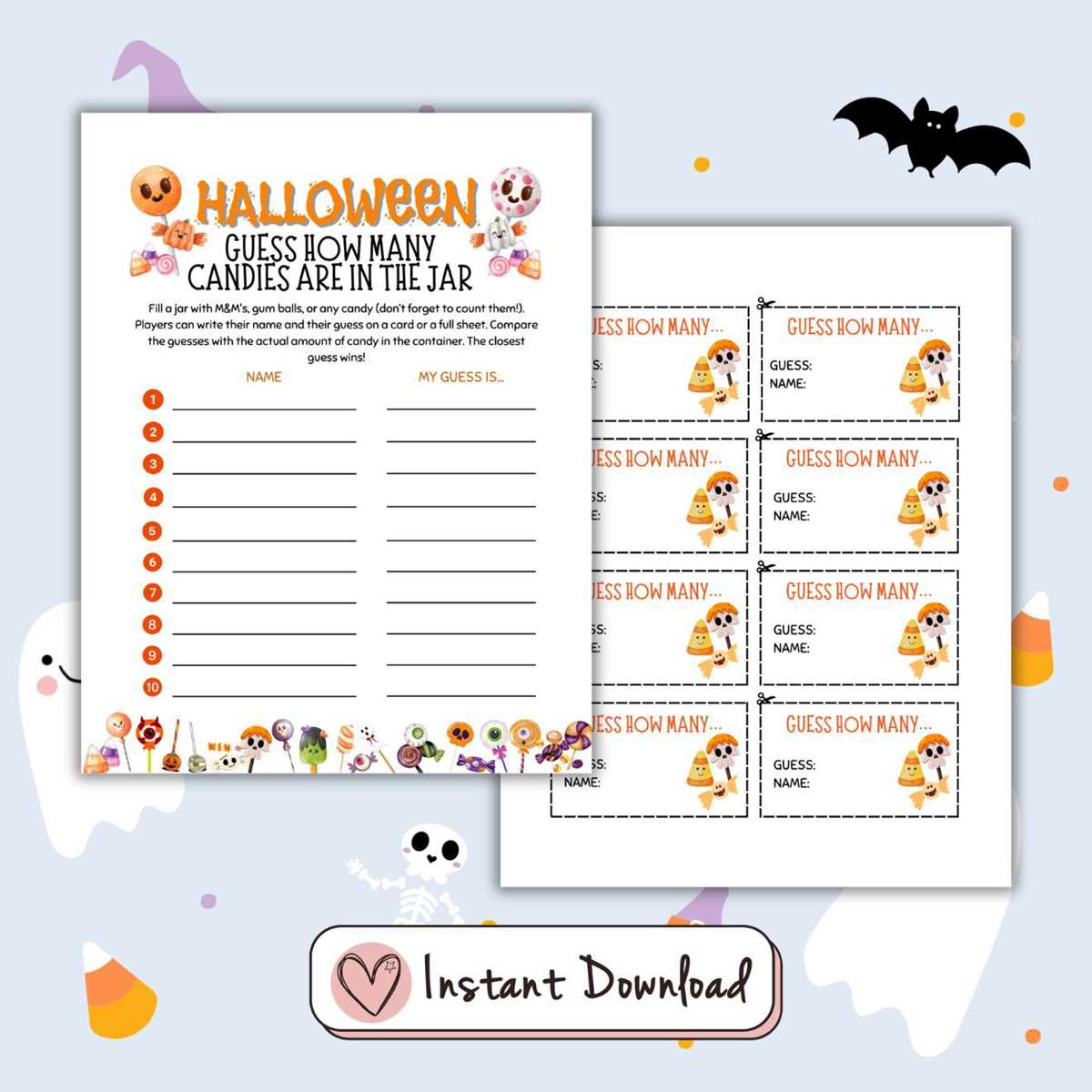 guess how many in the jar printable