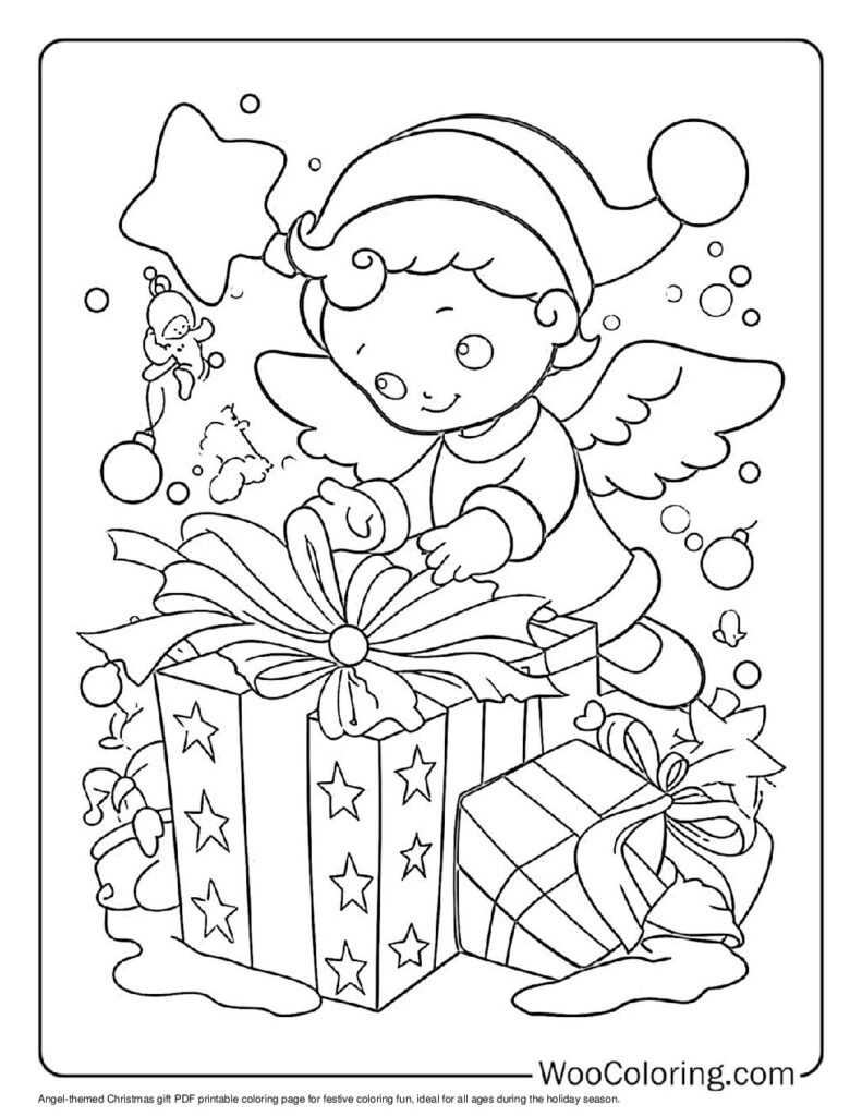 free printable color pages christmas