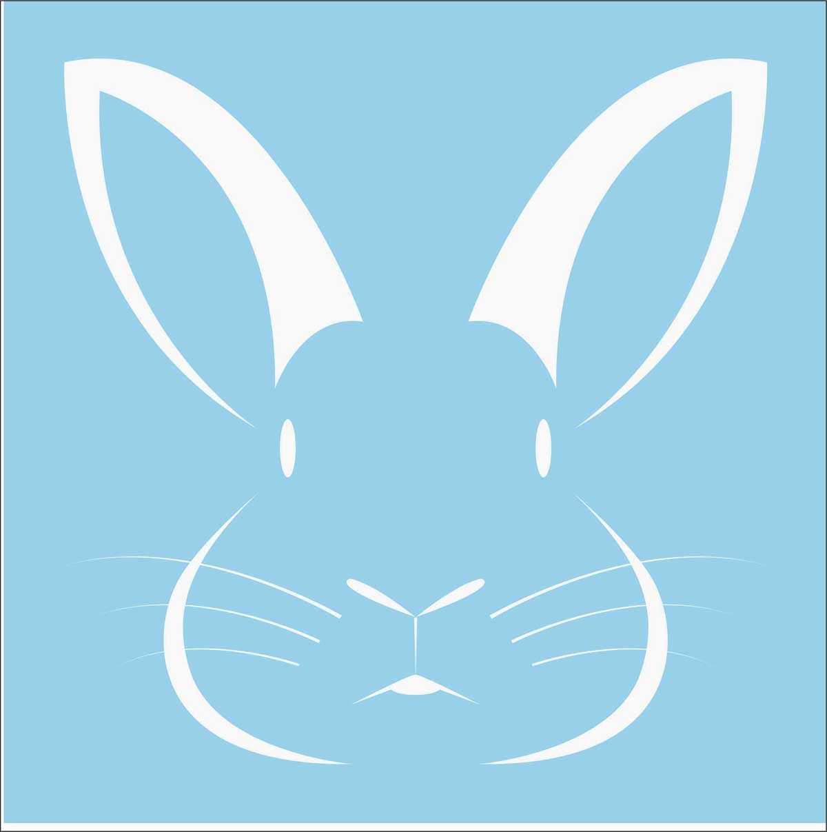 printable rabbit stencil