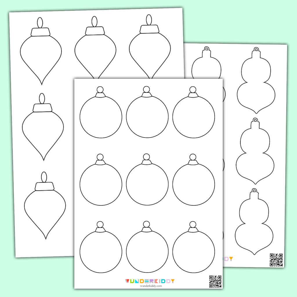 printable christmas ornaments templates