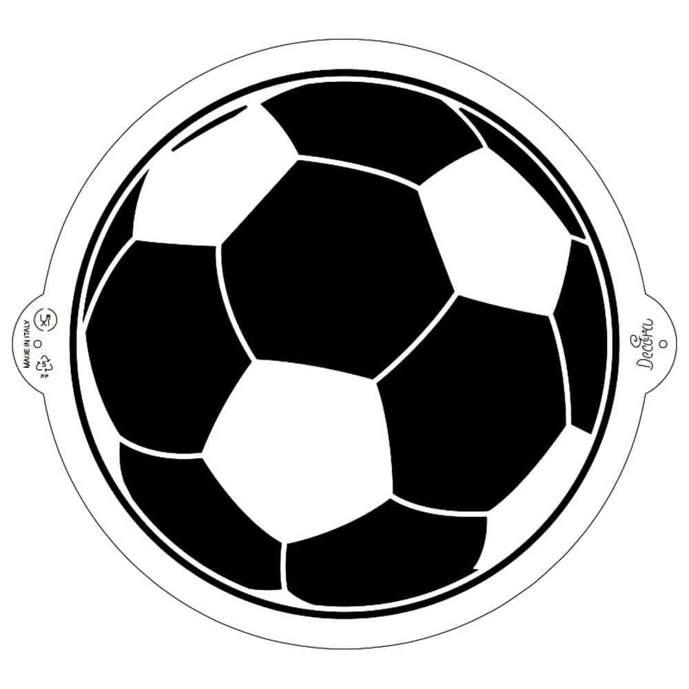 soccer ball stencil printable