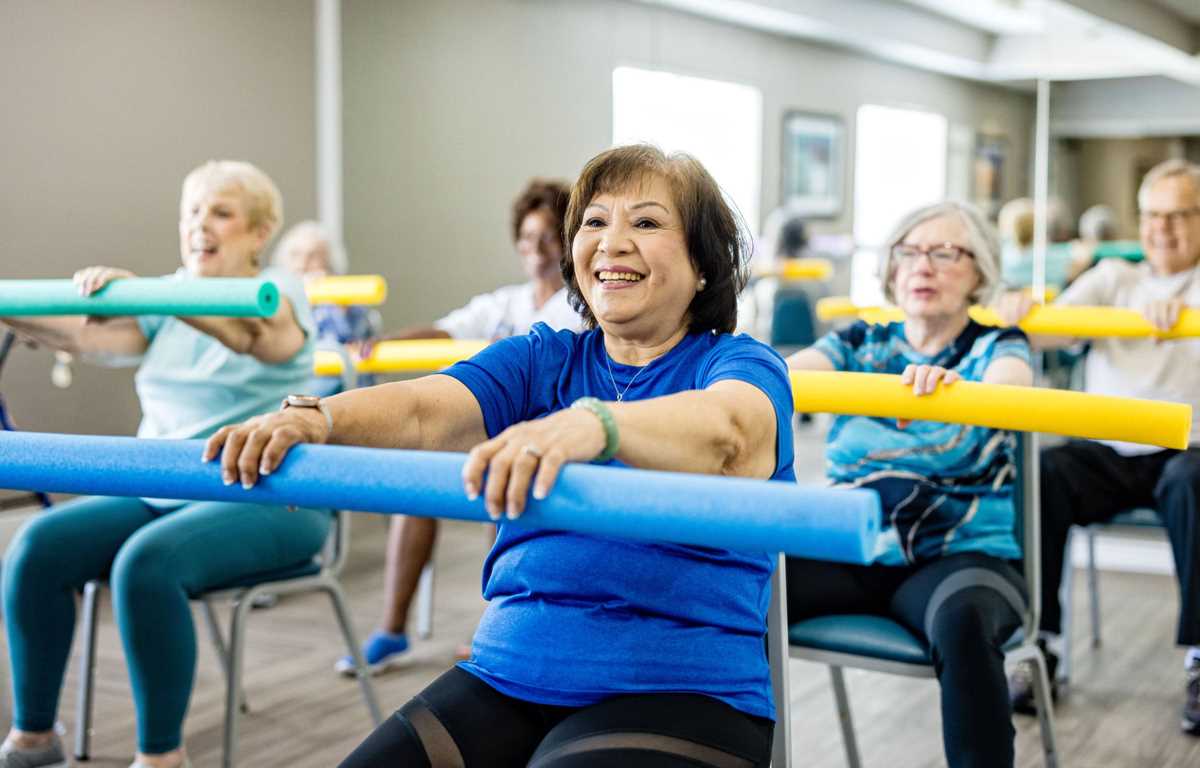 chair exercises for seniors free printable