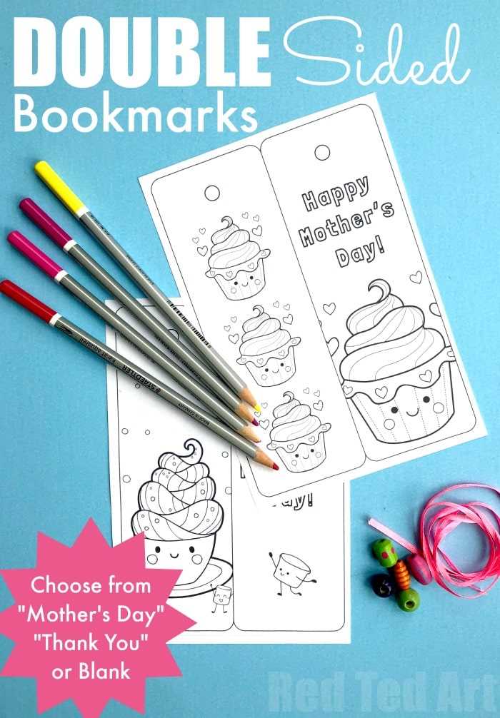 free printable bookmarks templates