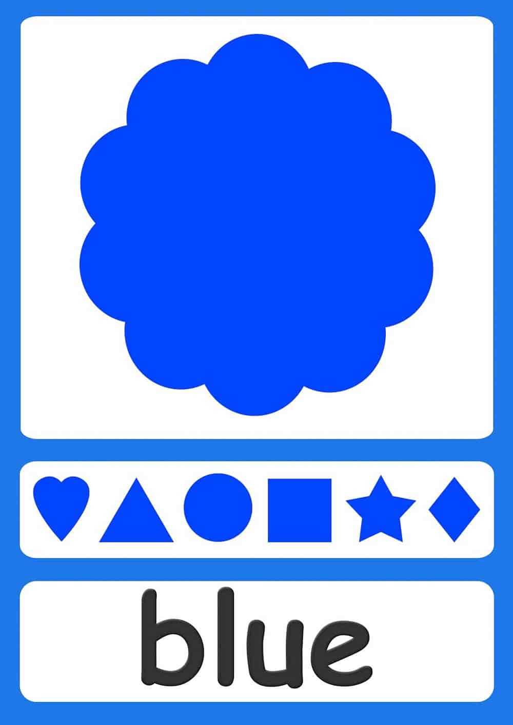 free color flashcards printable