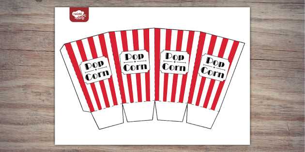 printable popcorn craft