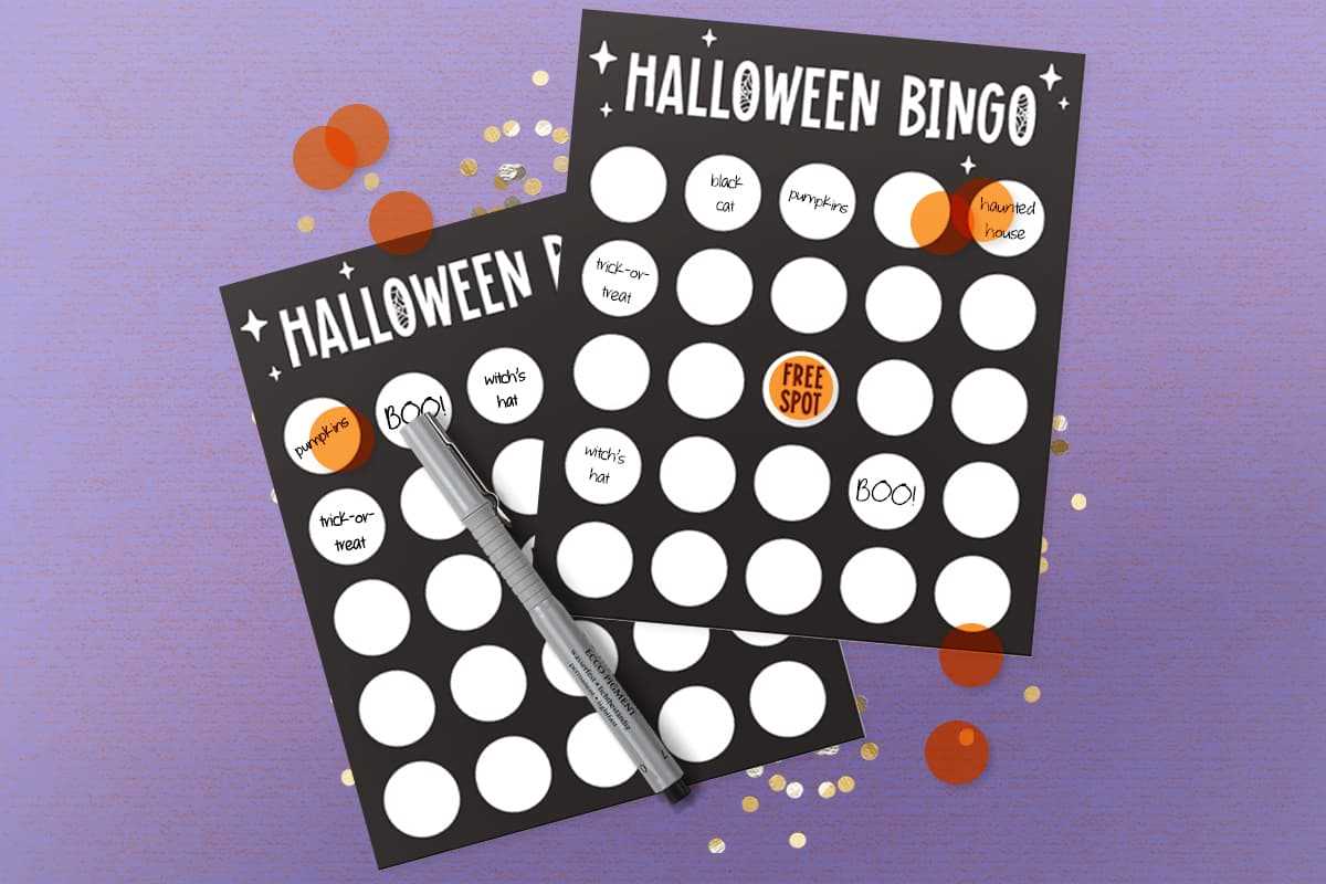 halloween bingo free printable
