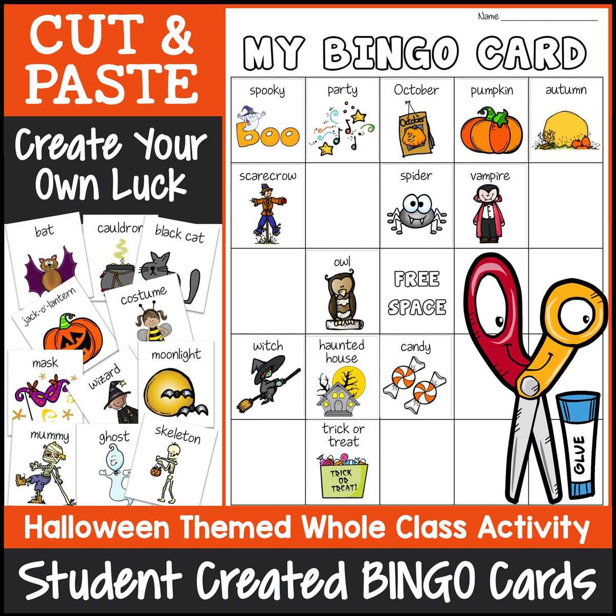 halloween bingo free printable