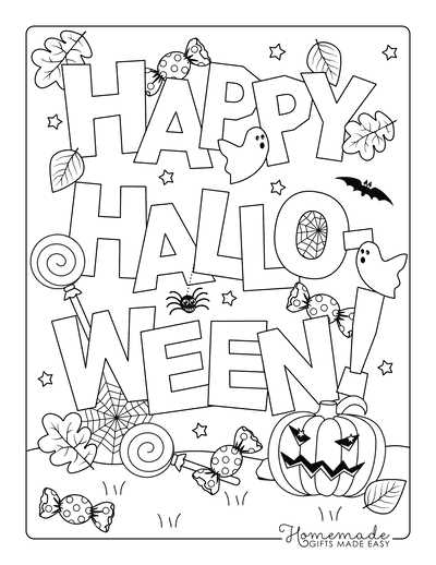 halloween coloring pages printables for free