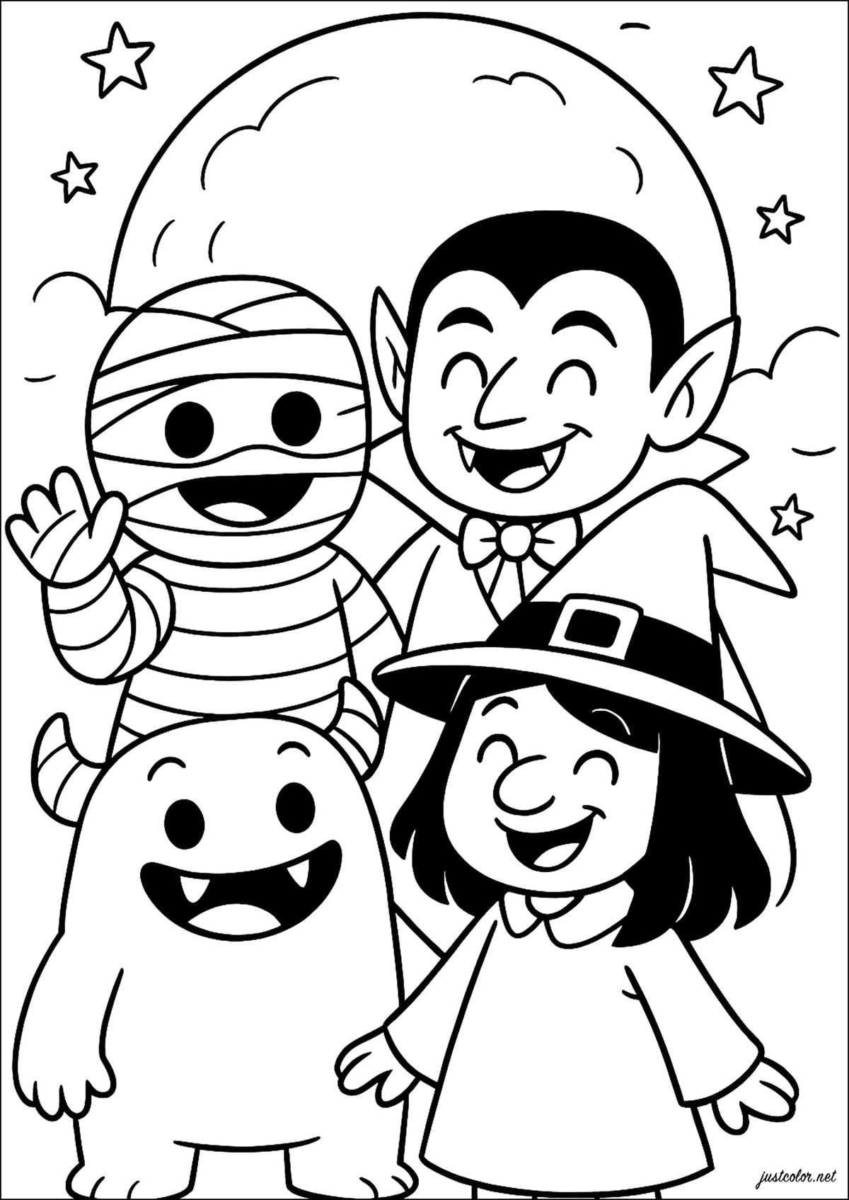 halloween coloring printable