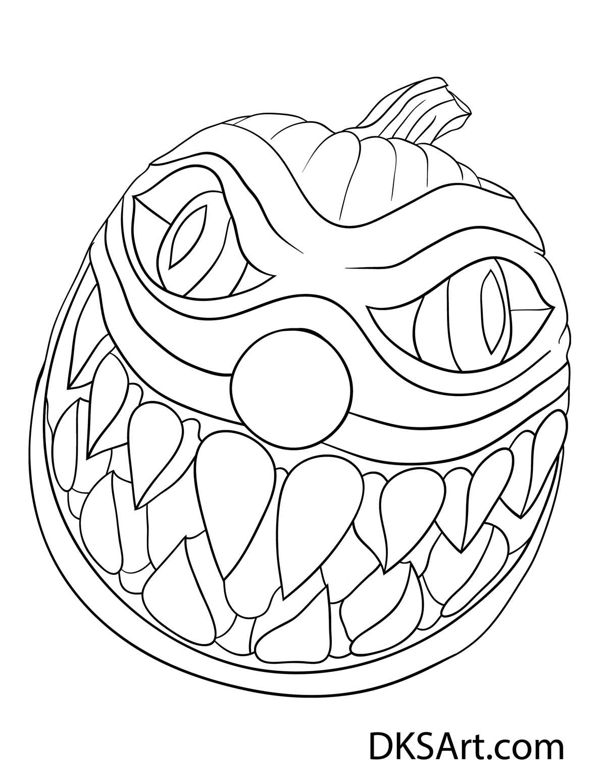 halloween outlines printable