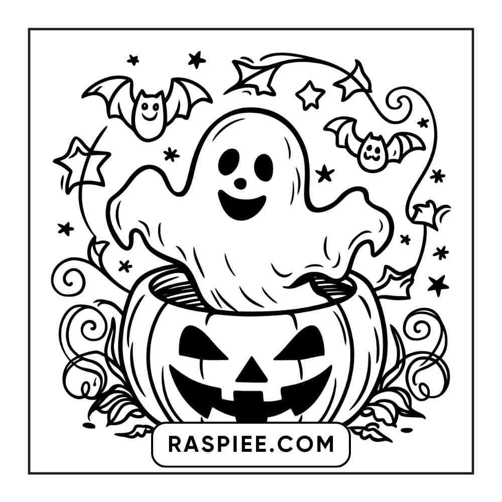 halloween printable colouring pictures