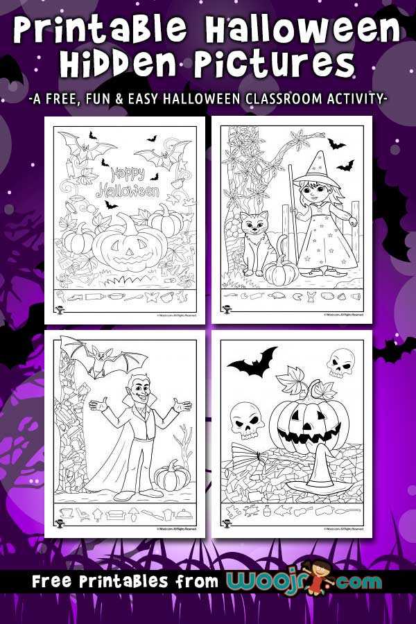 halloween seek and find printables