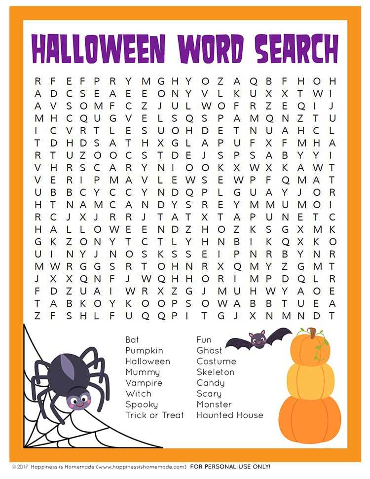 halloween seek and find printables