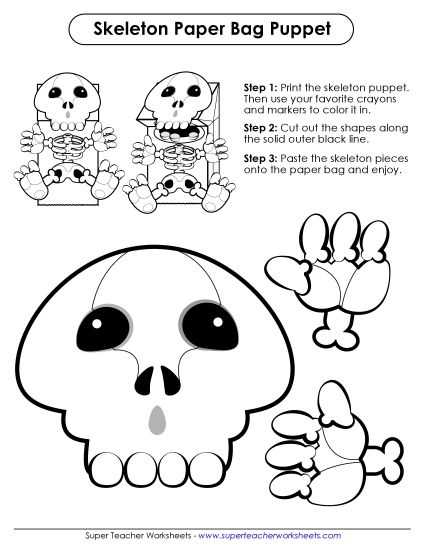 halloween skeleton printable