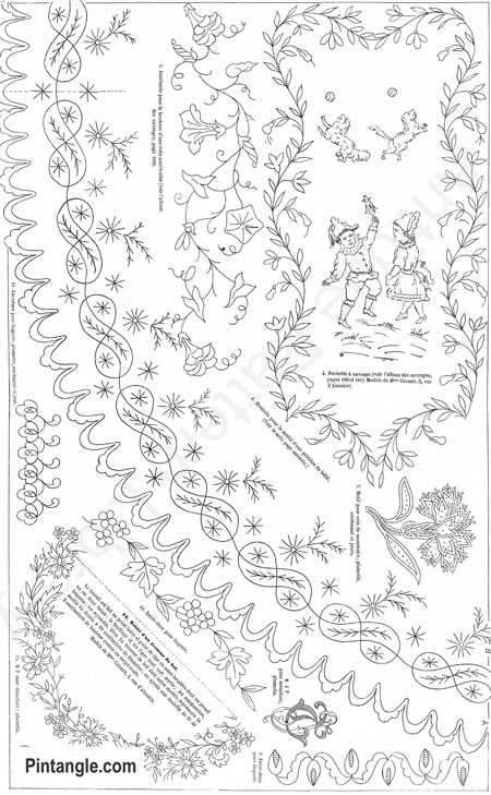 hand embroidery patterns free printables