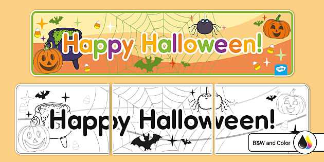 happy halloween printable