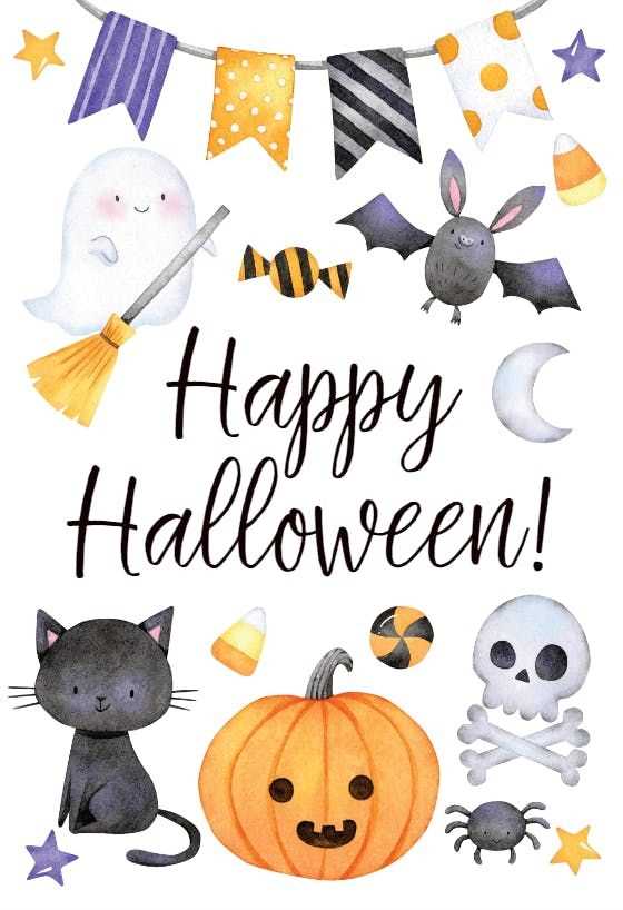 happy halloween printable