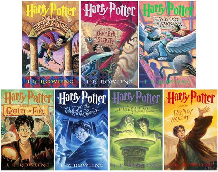 harry potter book cover printable