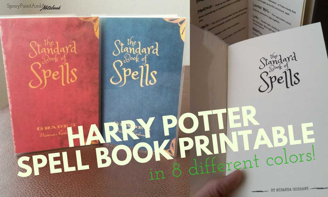 harry potter book covers printable