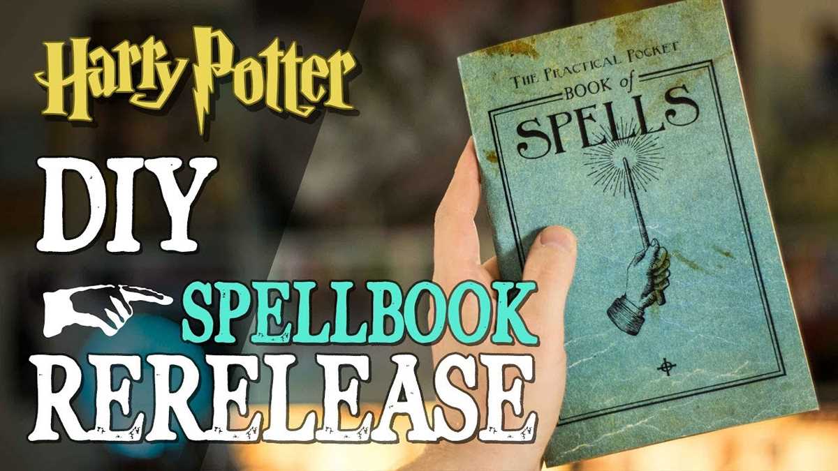 harry potter book of spells printable