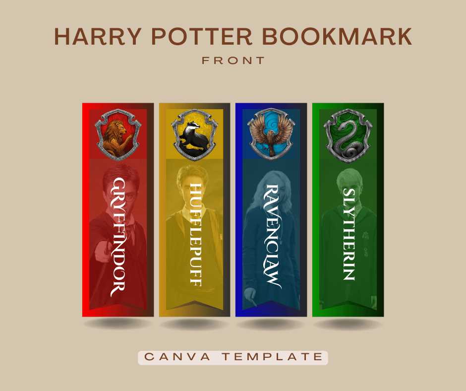 harry potter bookmarks printable