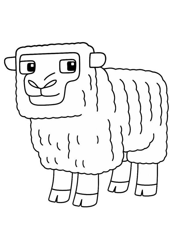 printable coloring minecraft warden coloring pages